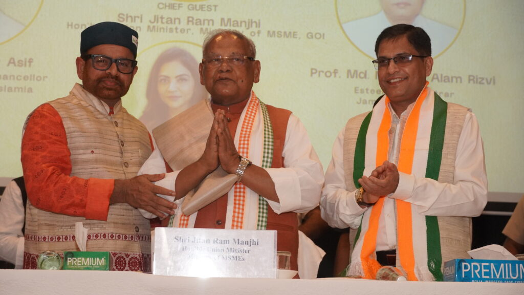 Image3-1-1024x576 JMI Celebrates 80th Independence Day with Patriotic Fervour; Union Minister Jitan Ram Manjhi Graces the Occasion as Chief Guest