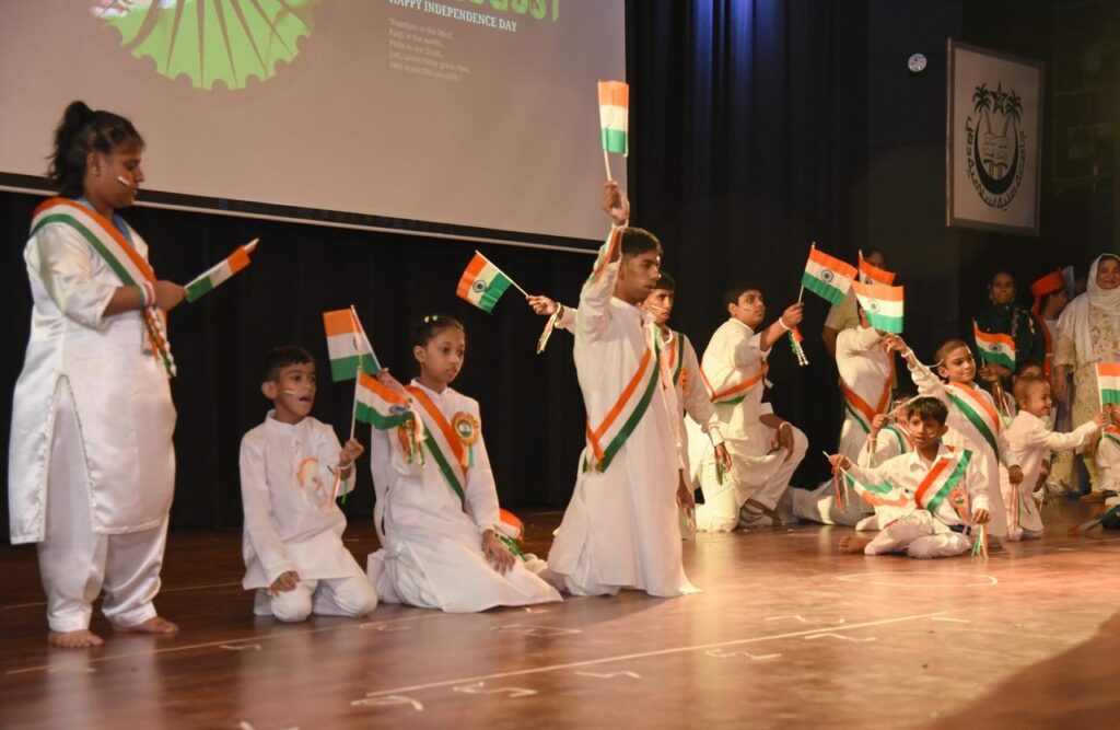 Image7-1-1024x667 JMI Celebrates 80th Independence Day with Patriotic Fervour; Union Minister Jitan Ram Manjhi Graces the Occasion as Chief Guest