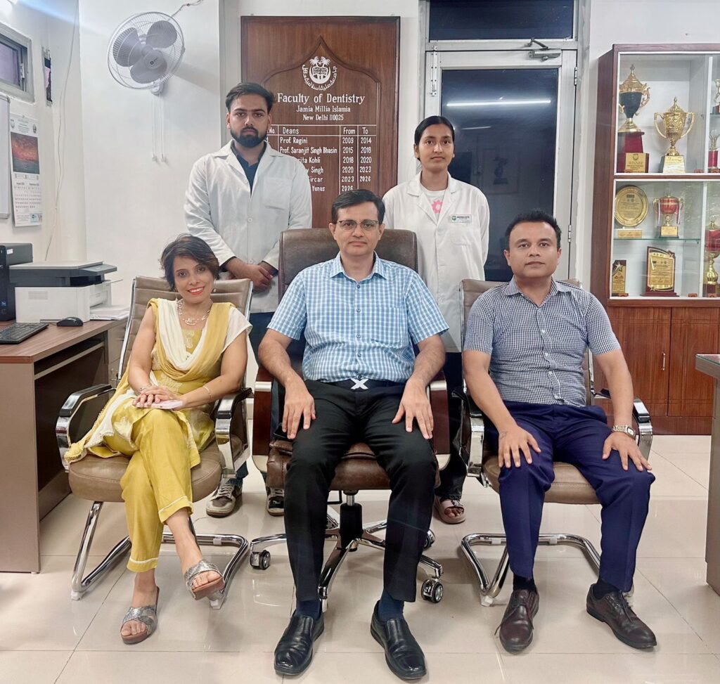 Dentistry-1024x973 जामिया के डेंटिस्ट्री फैकल्टी के छात्रों ने प्रतिष्ठित ICMR-STS 2026 रिसर्च ग्रांट हासिल किया