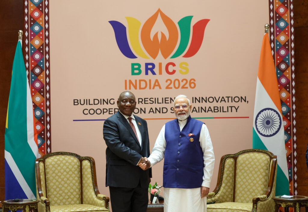 H20260913216451-1024x707 रामाफोसा ने 'नई दिल्ली घोषणापत्र' के संदर्भ में भारत के ब्रिक्स नेतृत्व की सराहना की