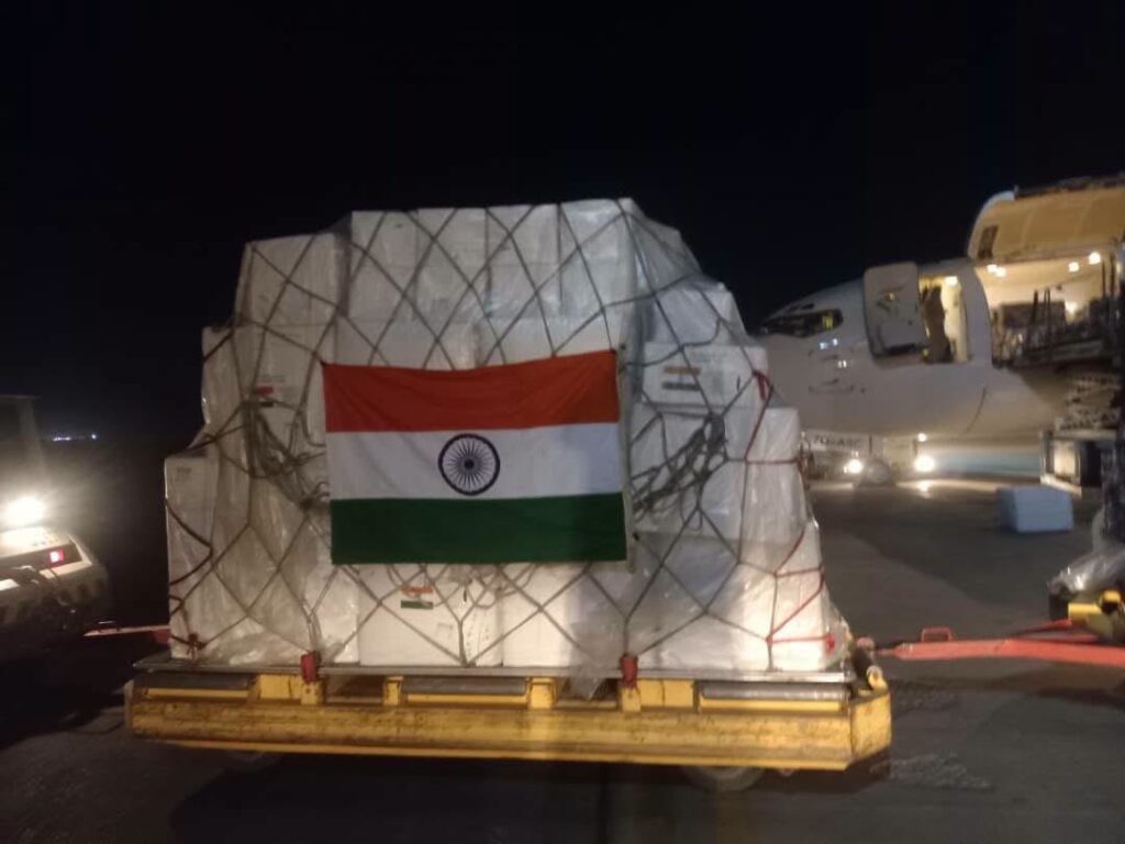 Indian-Help-to-Afghanistan2-1024x768 भारत ने मानवीय मदद के तौर पर अफ़ग़ानिस्तान को भेजी दवाओं की खेप