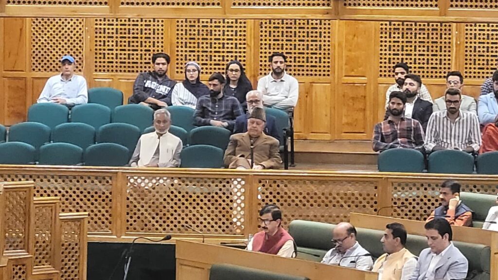 JK-Assembly-1024x576 Autumn session in Jammu and Kashmir Assembly is operating on a"no profit, no loss so far basis with a little concrete business