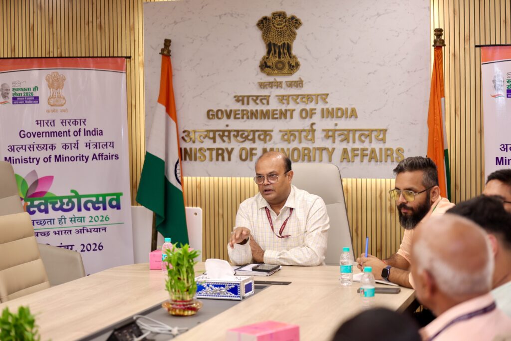 Minority-Affairs-Ministry-1-1024x683 ‘स्वच्छता ही सेवा 2026’ के तहत सफाई मित्रों से मिले अल्पसंख्यक कार्य मंत्रालय के संयुक्त सचिव!