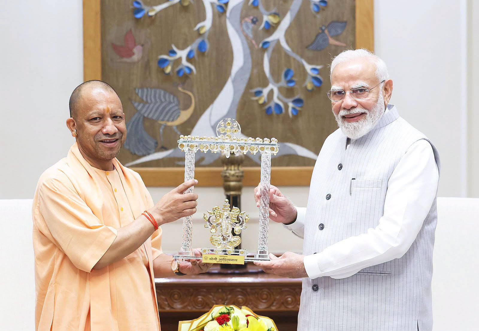 Modi Yogi Meeting