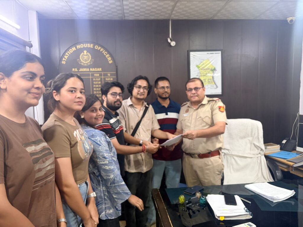 Photo-2-1024x768 जामिया के छात्रों ने रजिस्ट्रार के खिलाफ कथित दुष्प्रचार को लेकर पुलिस से मामला दर्ज करने की मांग की