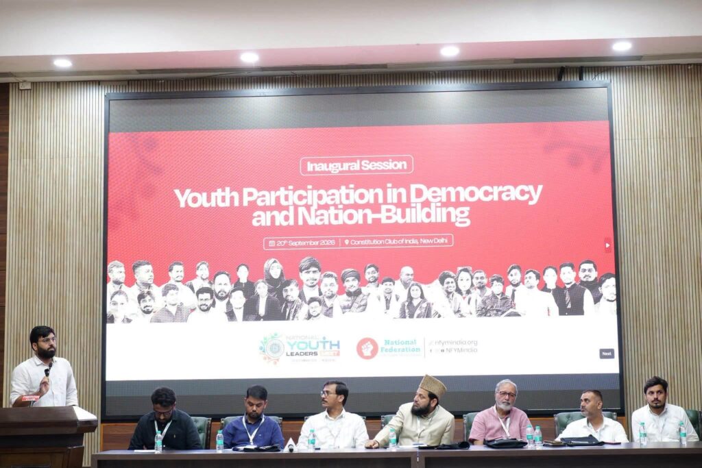youth-nation-1024x683 दिल्ली में National Youth Leaders Meet का आयोजन, 16 राज्यों से पहुंचे युवा प्रतिनिधि!
