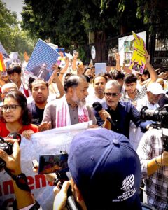 Protests against CEC at jantar Mantar New delhi on 2nd Oct-2026